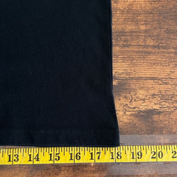 NEW Adidas Long Sleeve Hoodie Shirt Youth M Black White Stripe Pullover Active - Picture 6 of 9